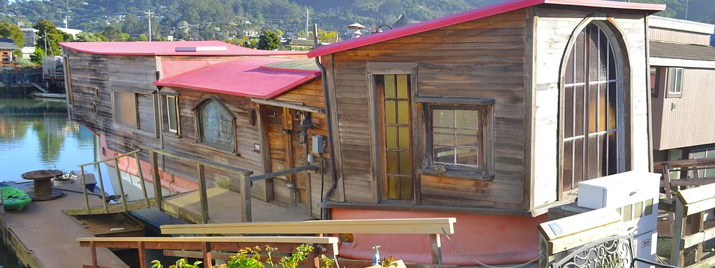 Famous Poet Shel Silverstein S Eclectic Sausalito Houseboat For Sale