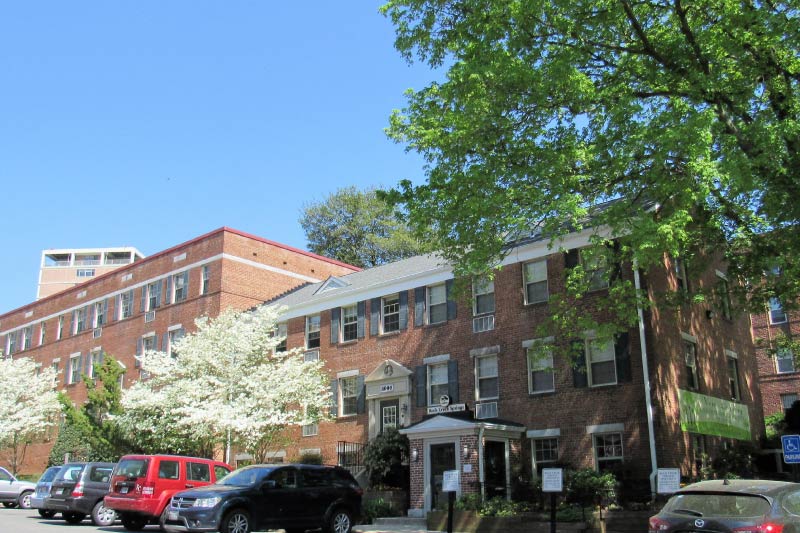 An apartment building near Downtown Silver Spring in Maryland