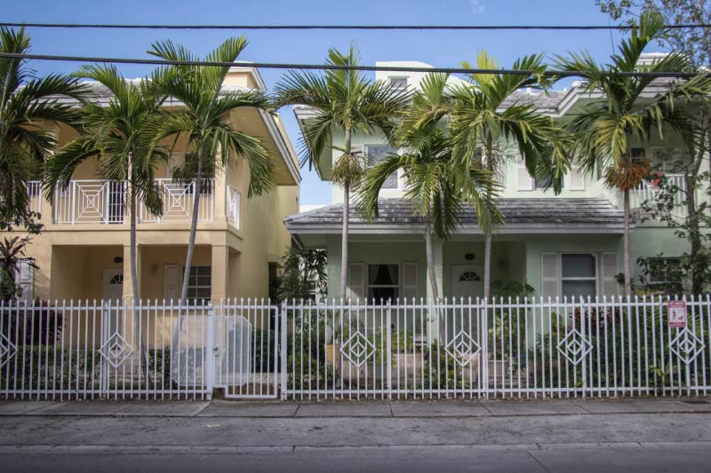 Typical homes in Miami's Little Havana neighborhood. 