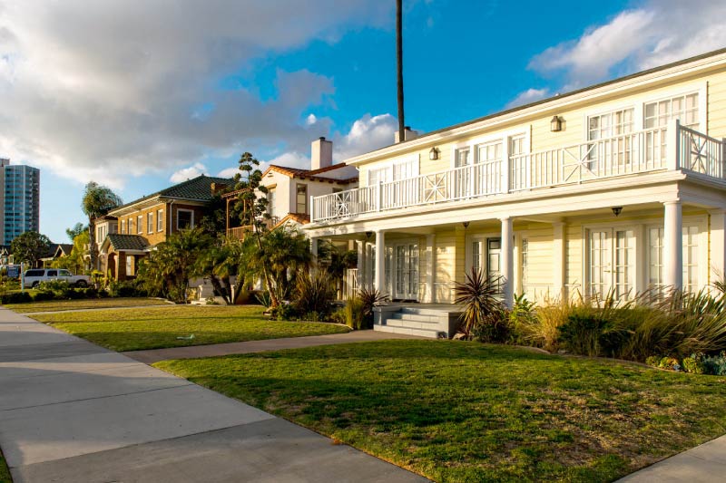 Homes near downtown Long Beach