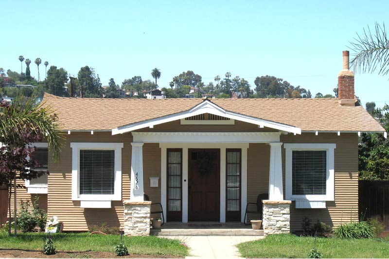 A home in La Mesa, California. 