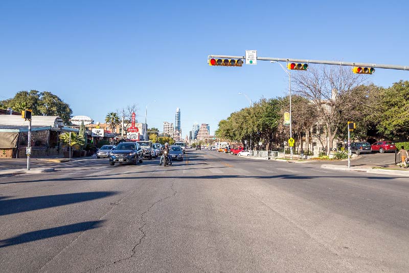 A street in South Congress, Austin