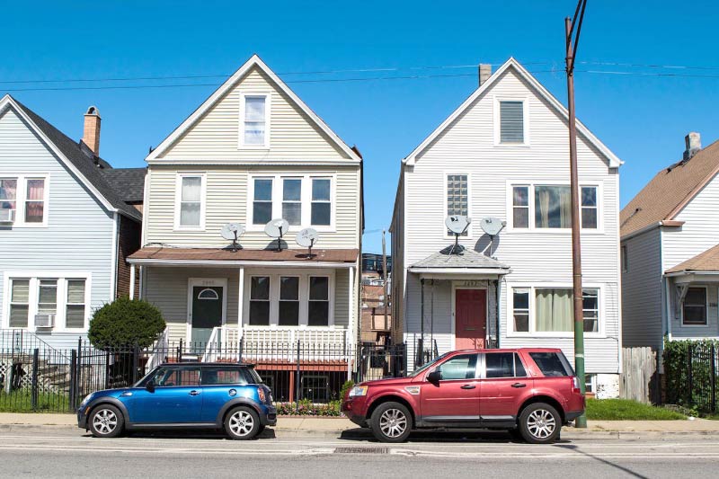 Homes in Avondale, Chicago. 