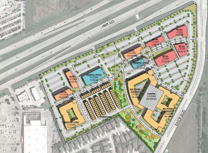 Plano's Massive Mustang Square Development Includes Townhomes ...