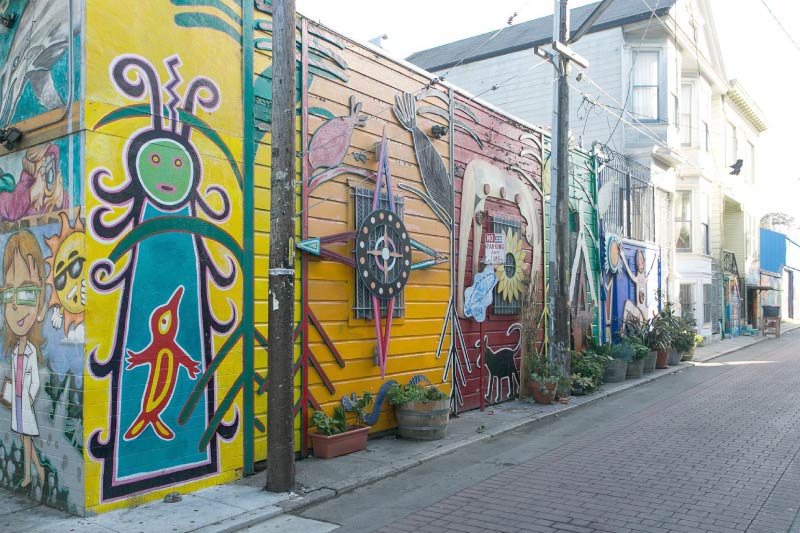 A mural in San Francisco's Mission District. 