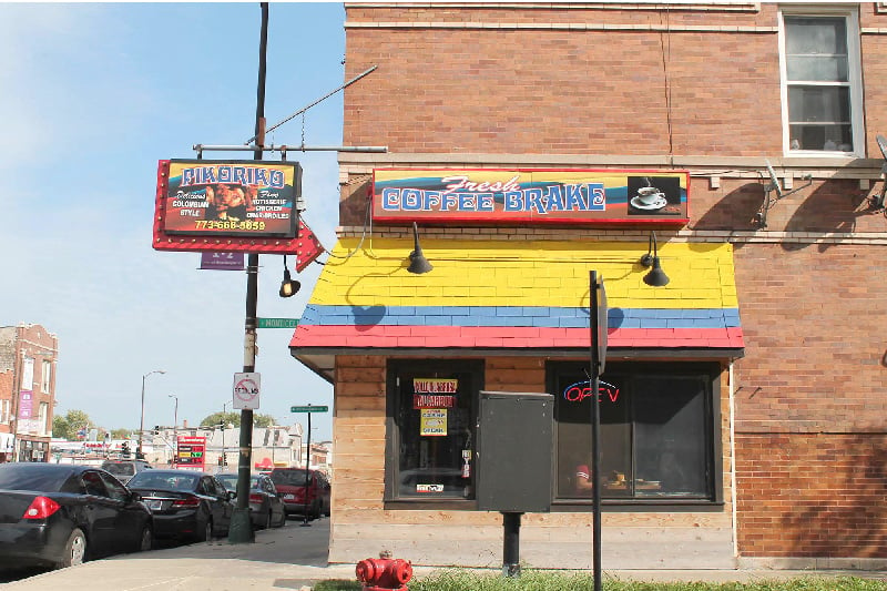 A Colombian restaurant in Humboldt Park. 