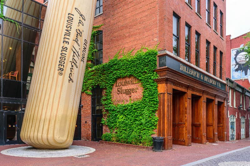 The Louisville Slugger Museum and Factory. 