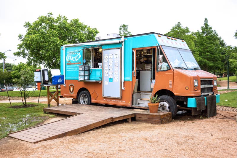 A food truck in East Austin