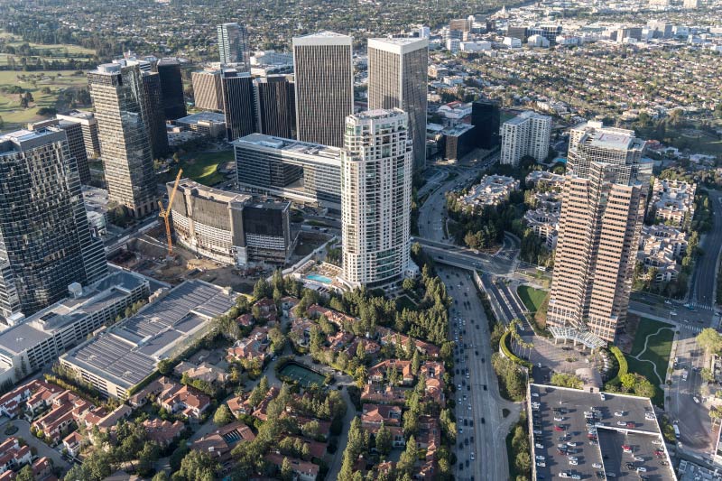 The Century City skyline