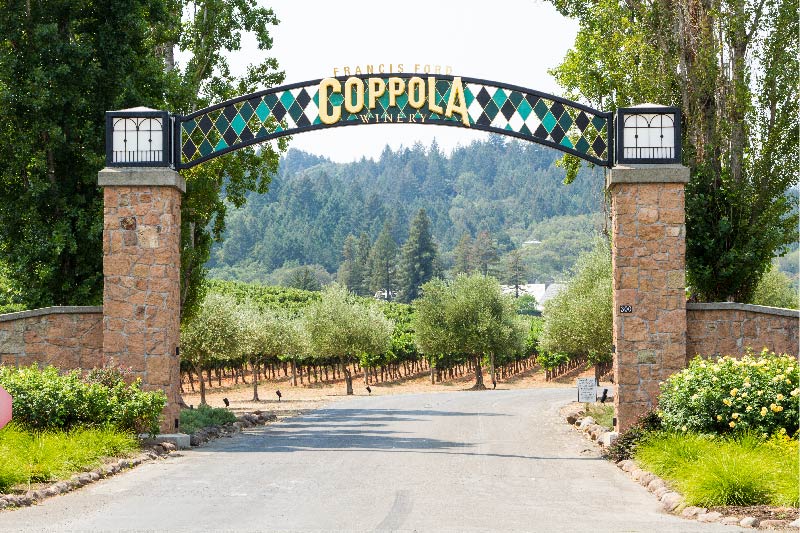 Francis Ford Coppola Winery in Healdsburg California