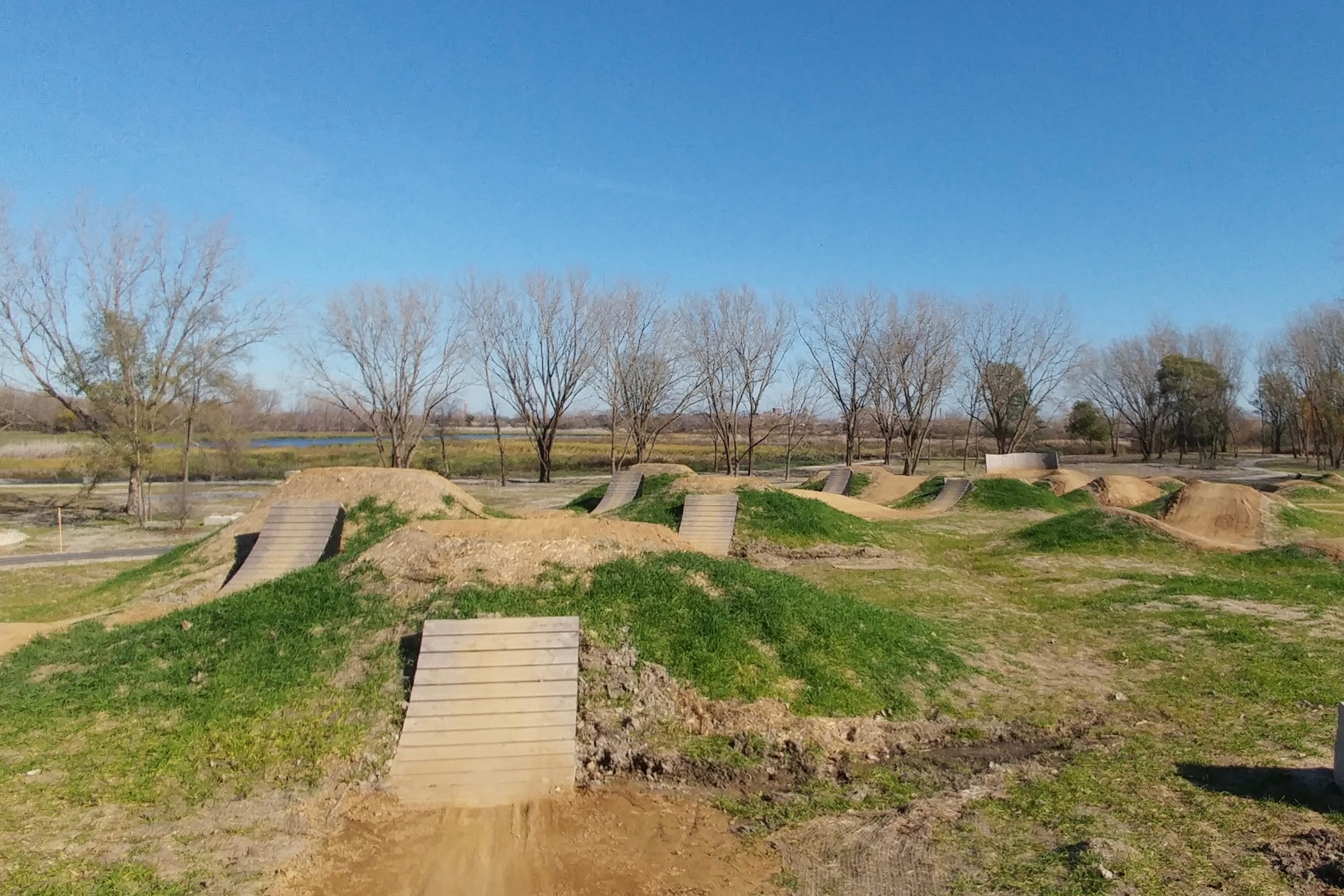 Big Marsh bike park in Chicago, IL.