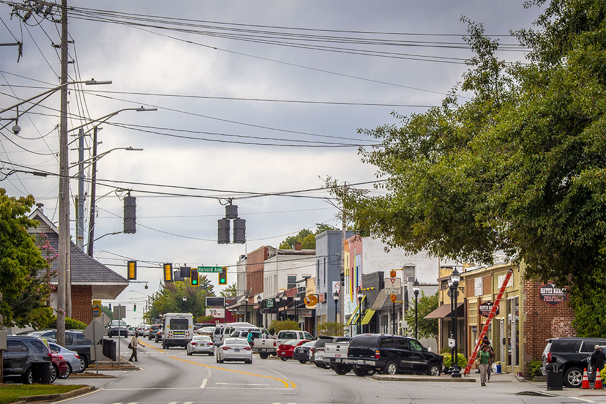 View of downtown College Park Atlanta