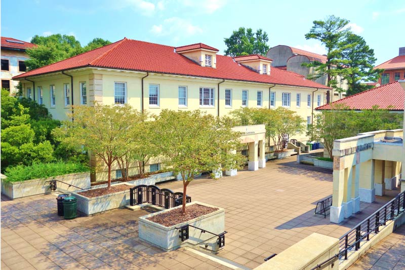 A building on Emory University's campus. 