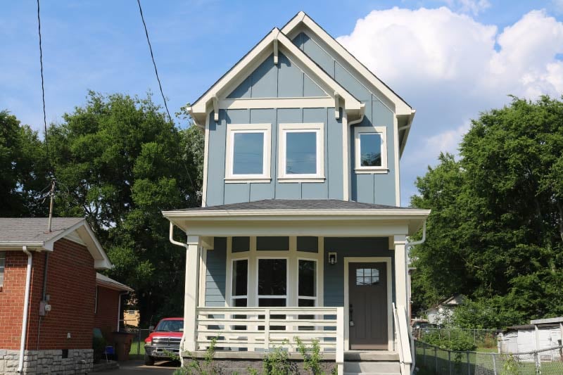 A home in the Buchanan Arts District of Nashville, Tennessee