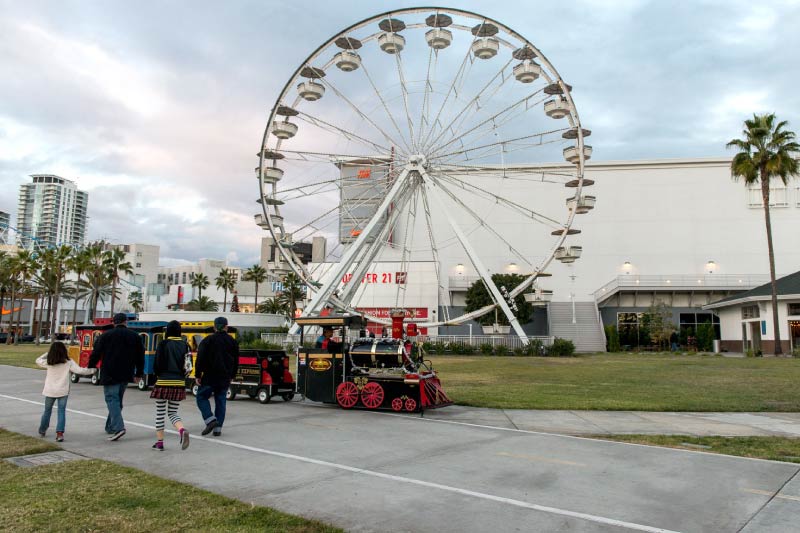 The Pike Ferris Wheel, an wooden attraction built in 1920. 