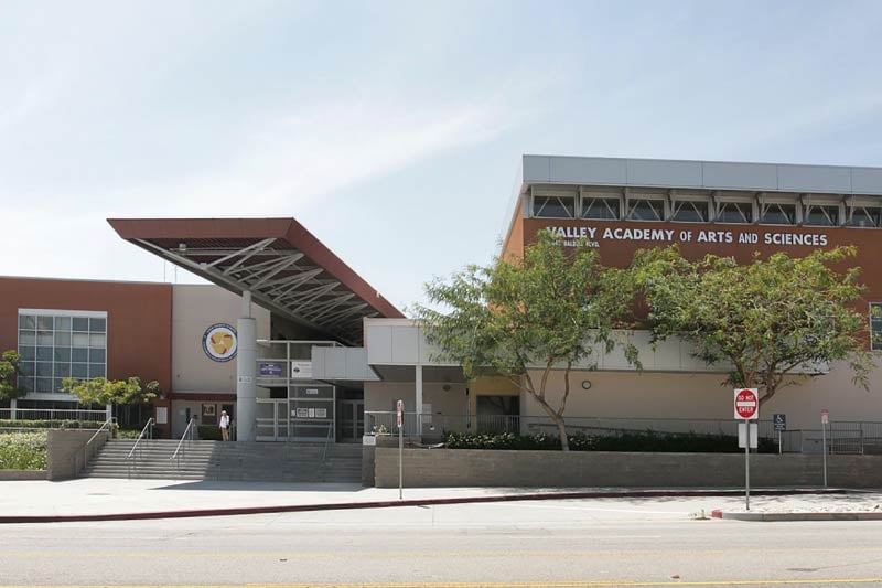 Valley Academy of Arts and Sciences, a high school within the Granada Hills neighborhood.