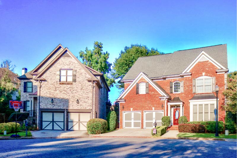 Homes in Decatur, Georgia. 