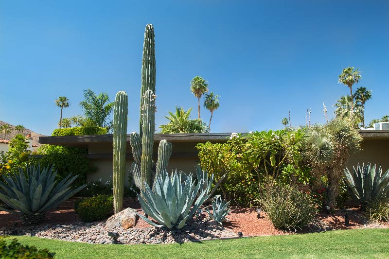 A home in the desert of California