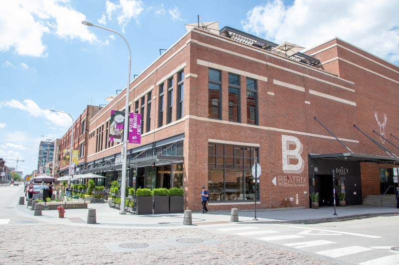 The West Loop's Fulton Market. 