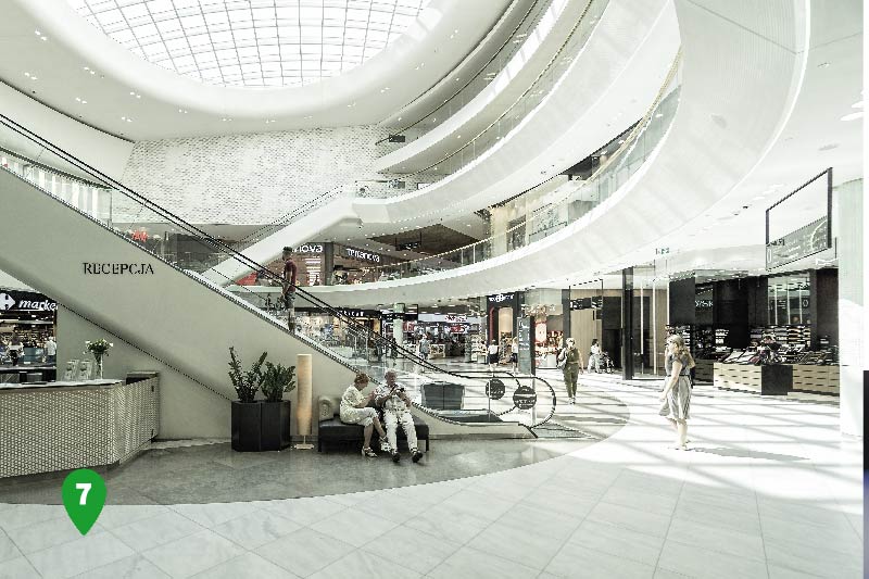 A shopping mall