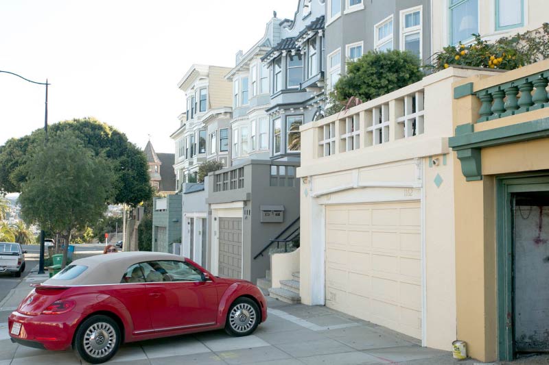 Homes in the Noe Valley area. 