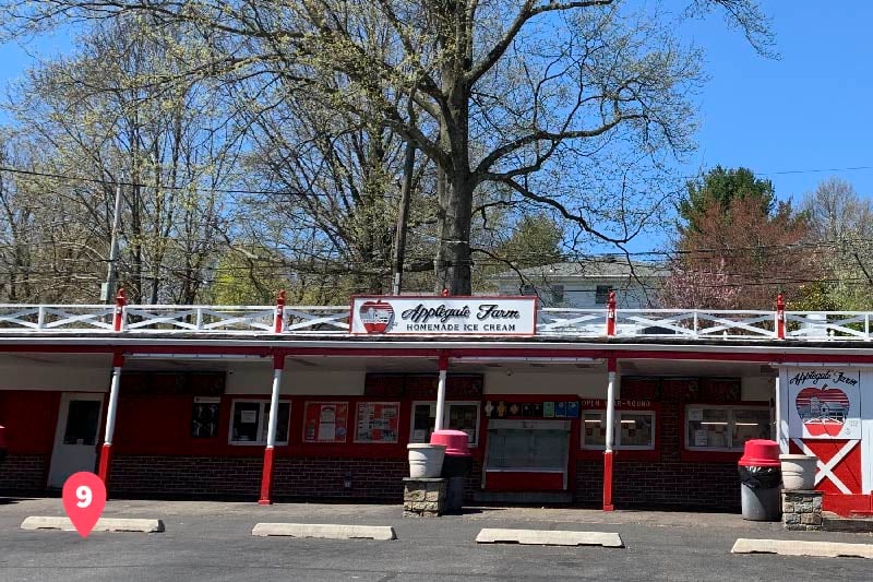 Applegate Farms,, local ice cream shop. 