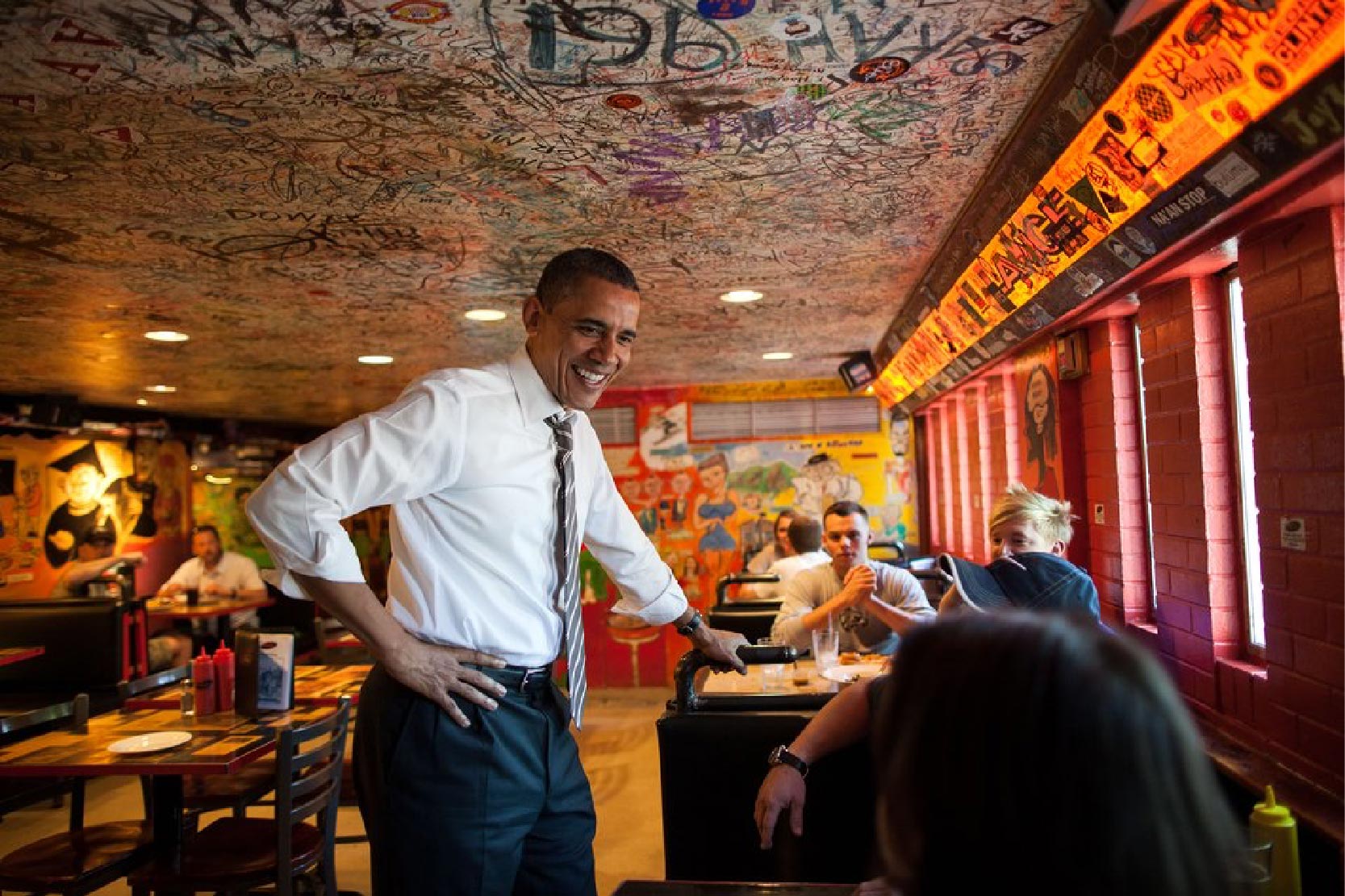 Obama at The Sink