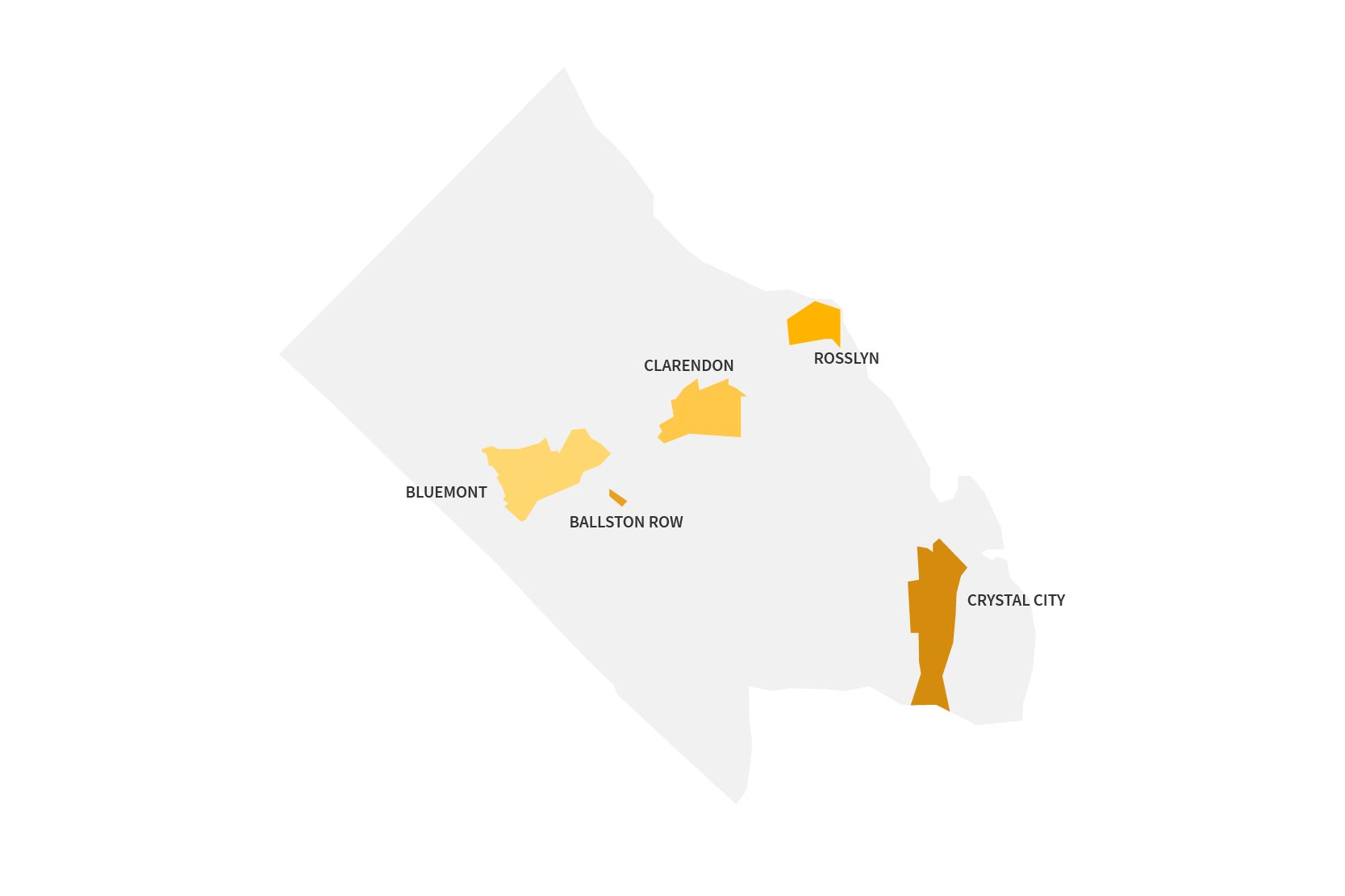  Mapa del vecindario de Arlington