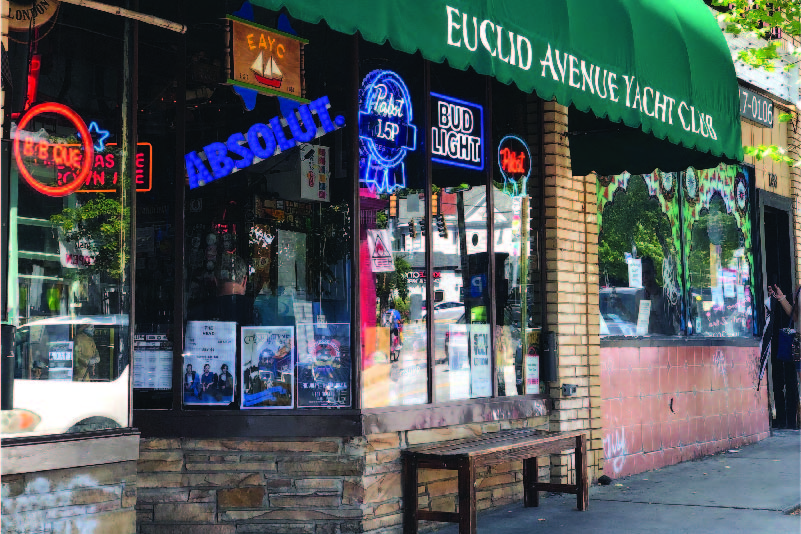Euclid Avenue Yacht Club, a bar in Little Five Points, Atlanta. 