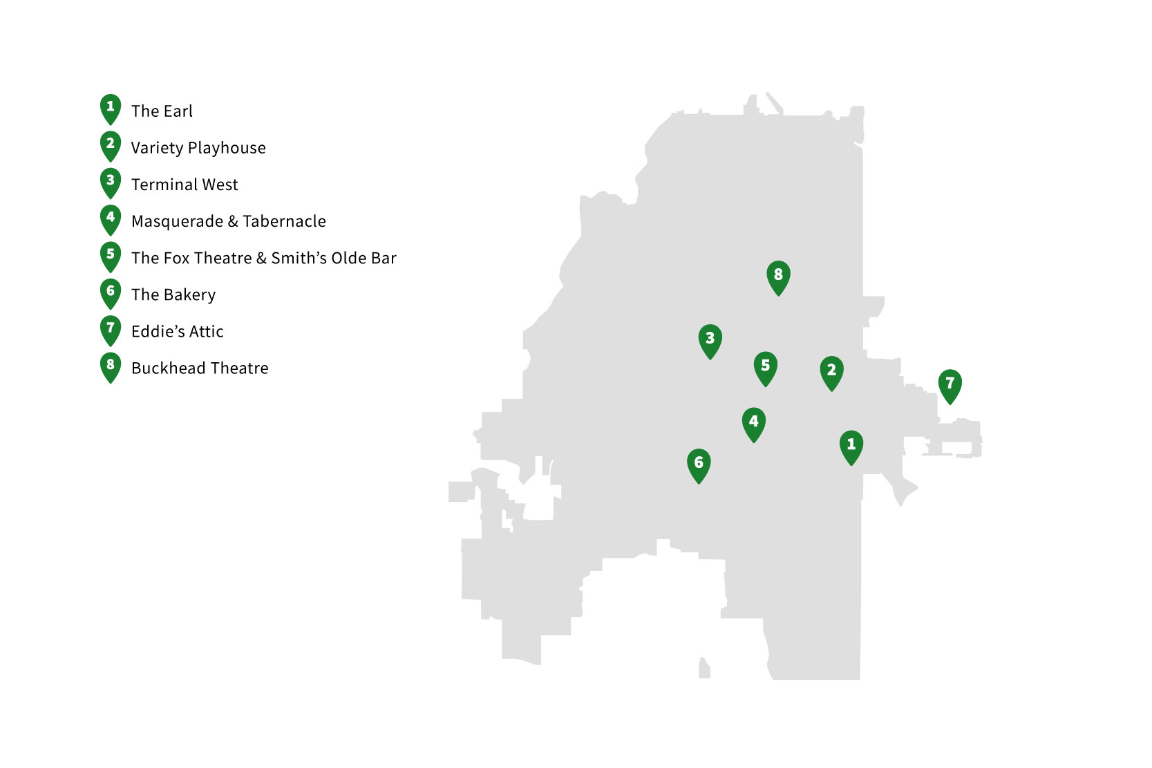 Atlanta music venues