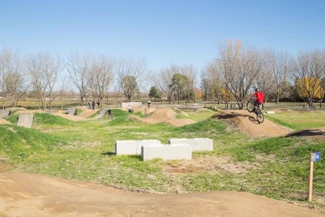 Big Marsh bike park in Chicago, IL.