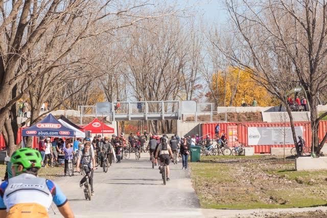 Big Marsh bike park in Chicago, IL.