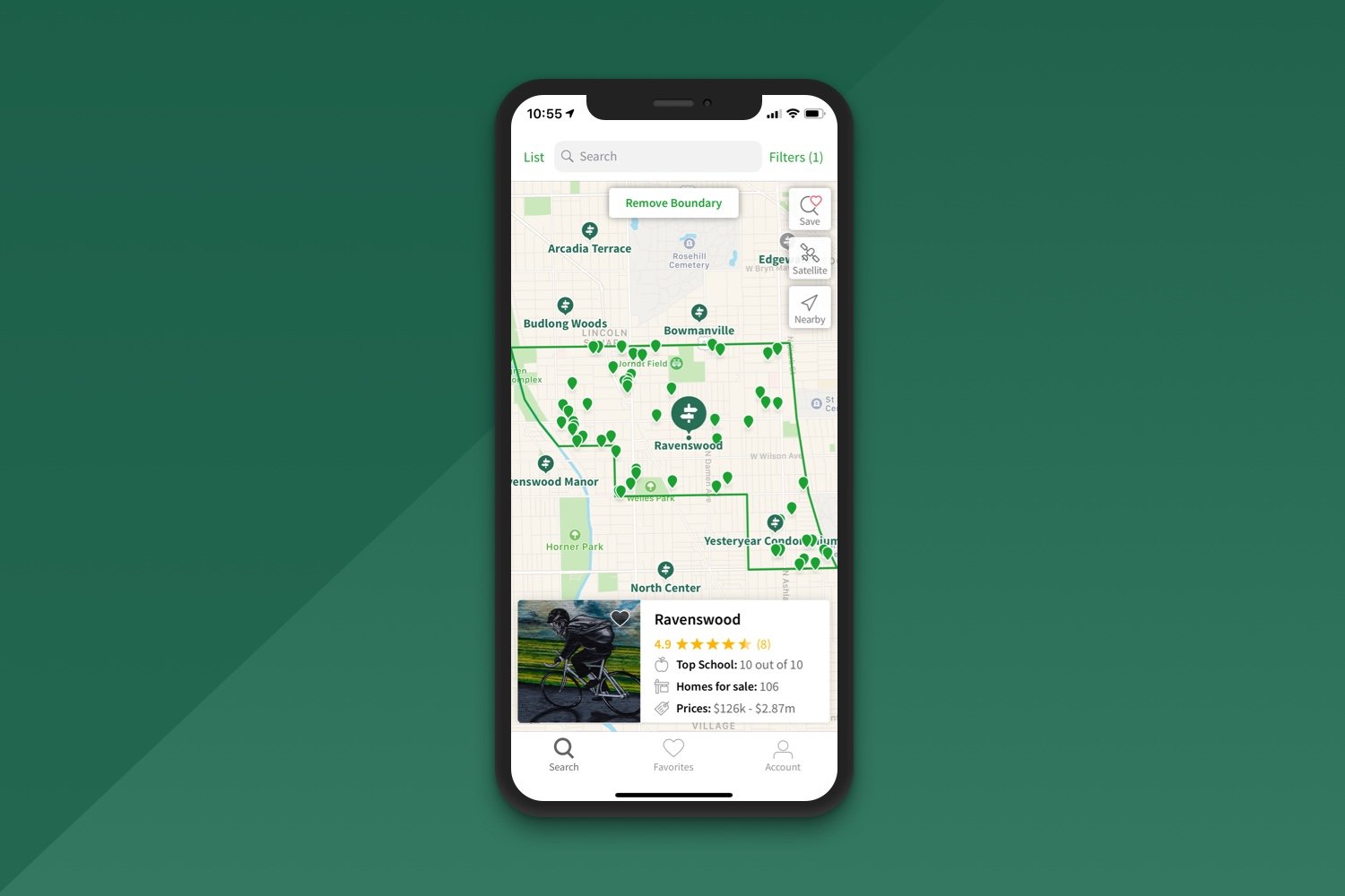 Drive Through Neighborhood Map App 