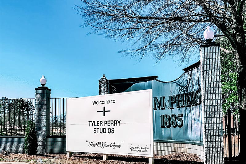 Tyler Perry Studios in Fort McPherson Atlanta
