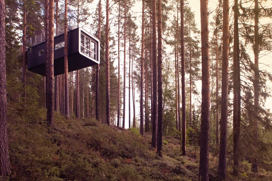 The Cabin Treehouse in Sweden.