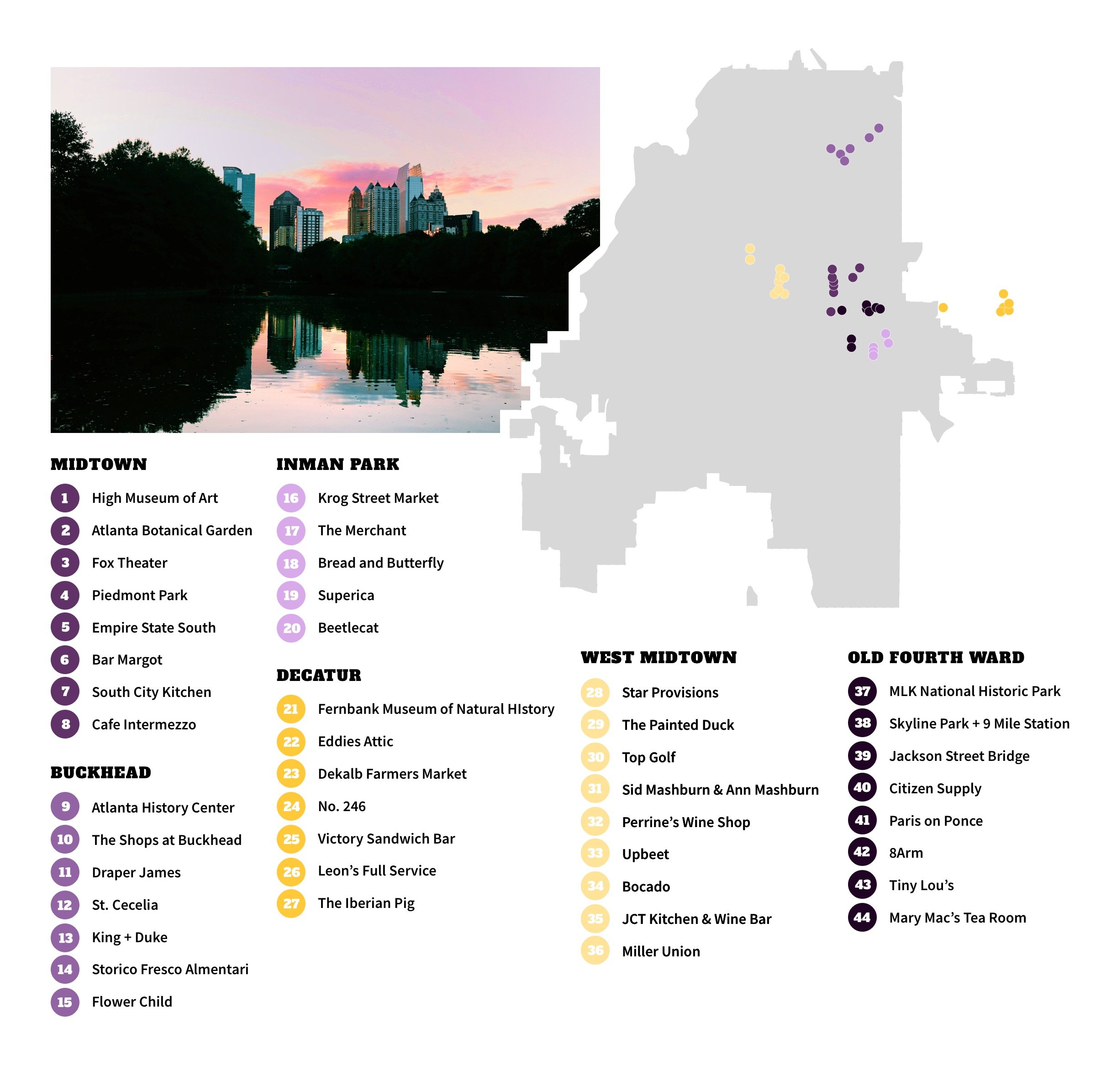 Atlanta Neighborhood Map