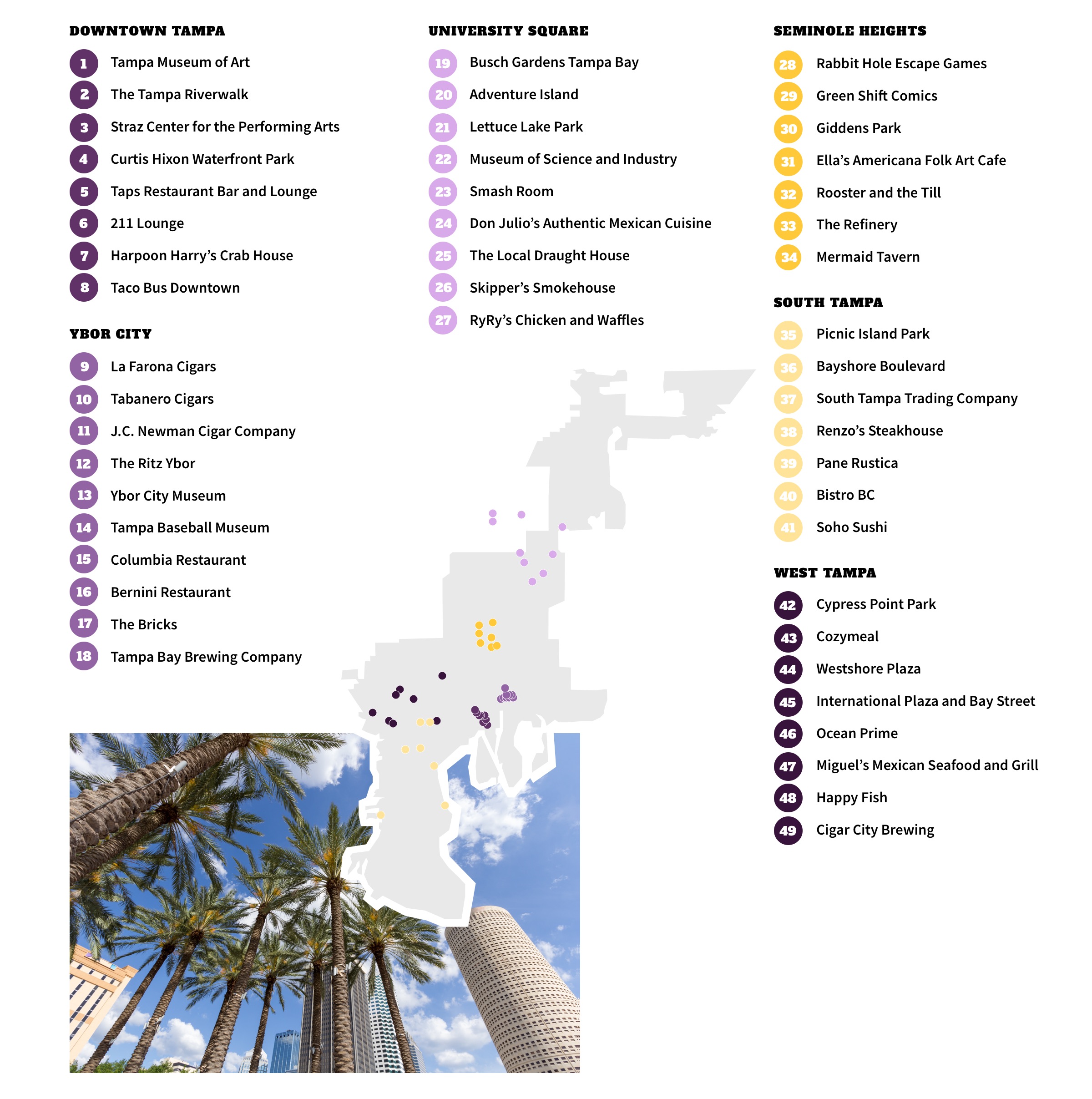 Tampa Neighborhood Map