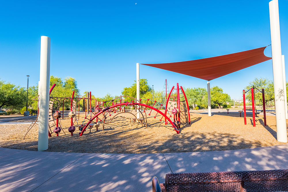 A children's playground located in the master-planned community of Desert Ridge in Phoenix, AZ.