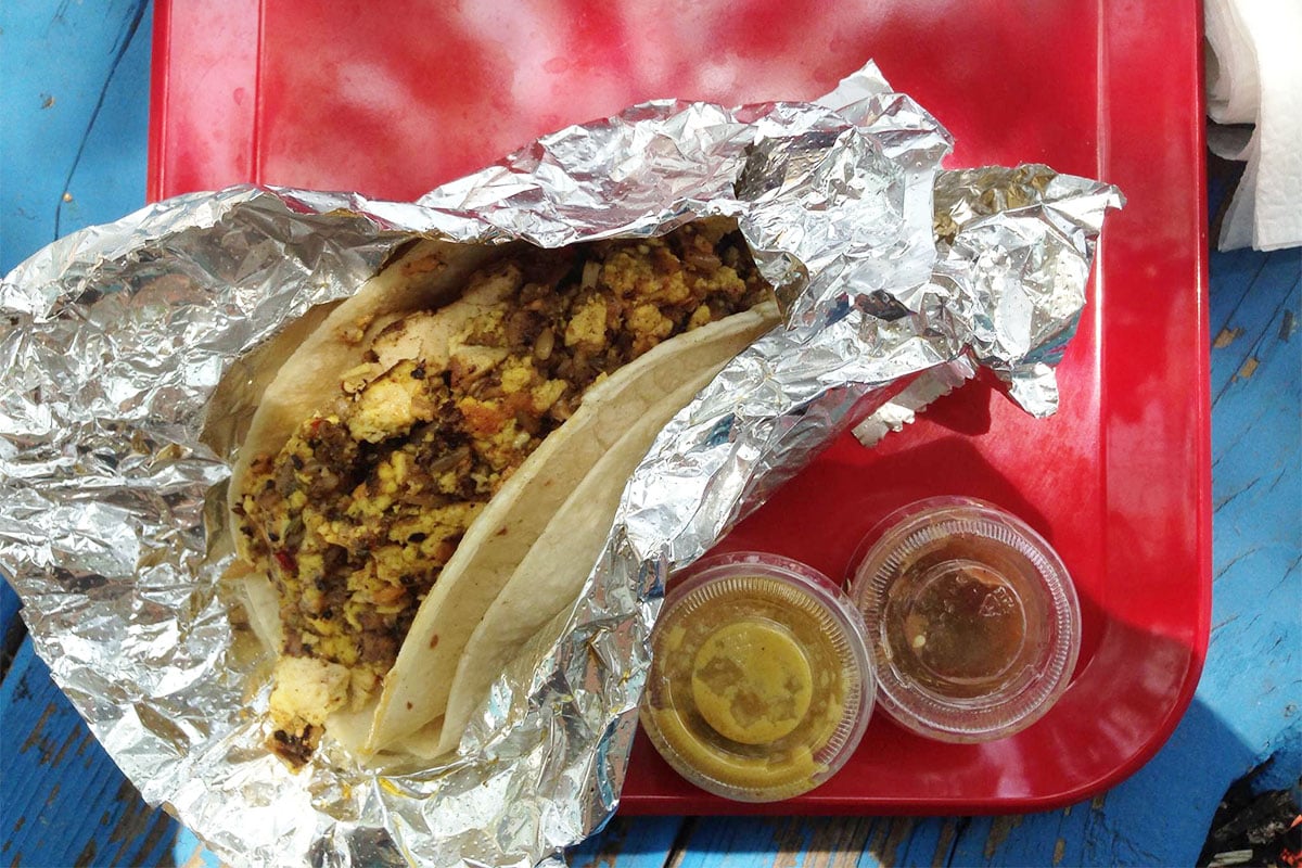 East Austin vegan taco