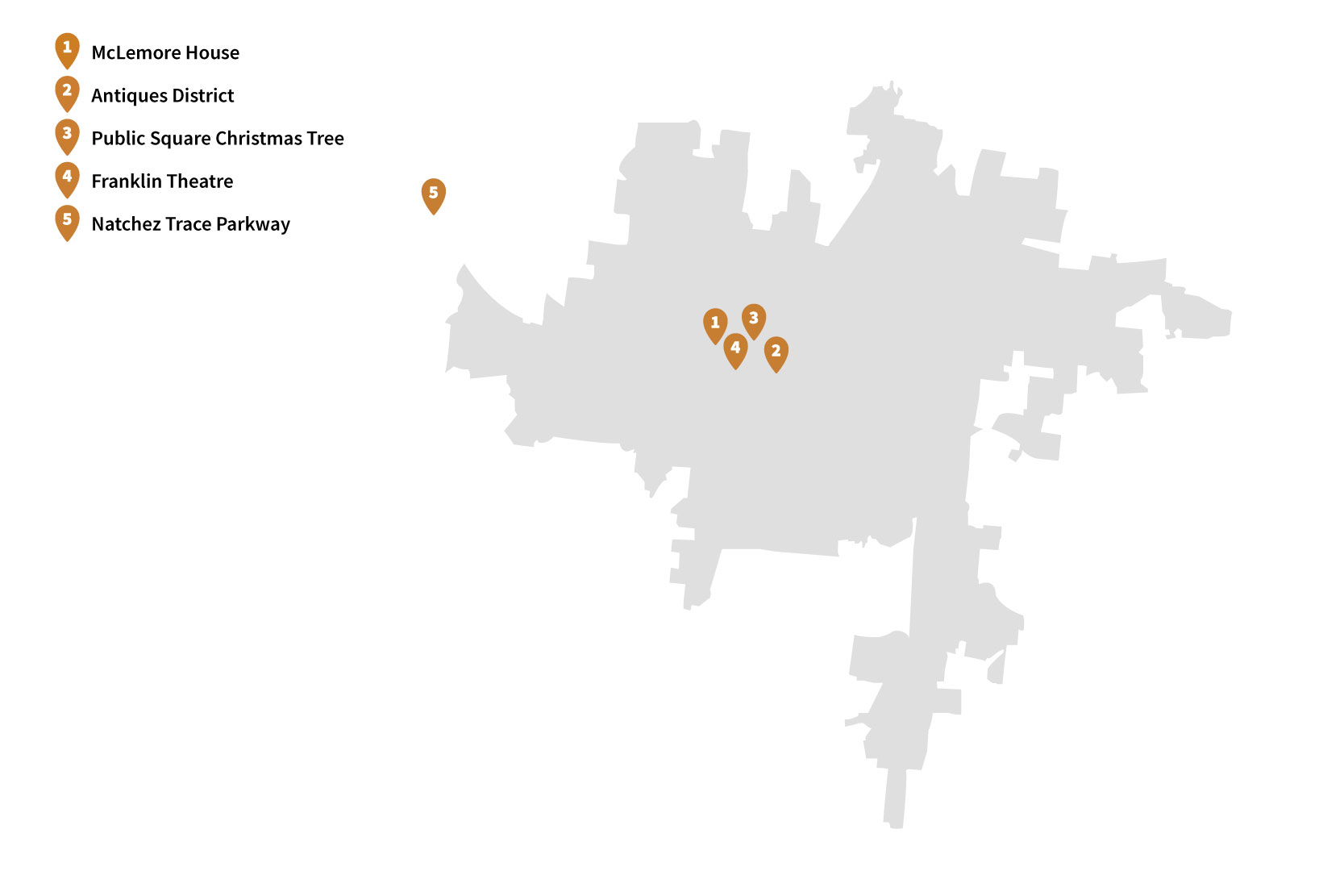 Franklin Tennessee Map