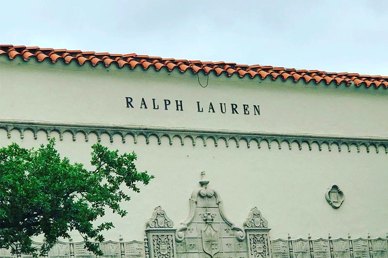 The Ralph Lauren shop at Highland Park Village in Dallas, Texas
