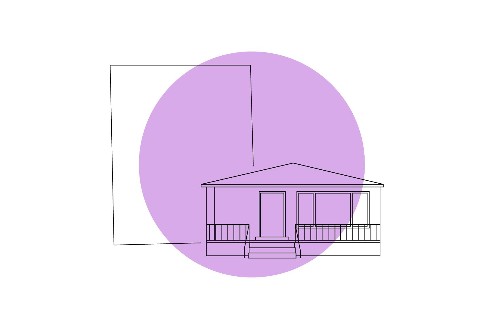 Illustration of Scottsdale Home and Neighborhood Outline