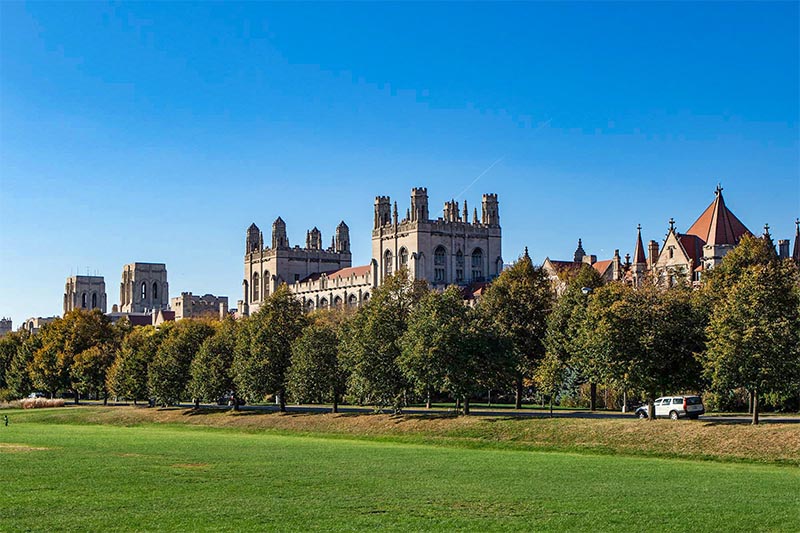 The University of Chicago in Hyde Park Chicago