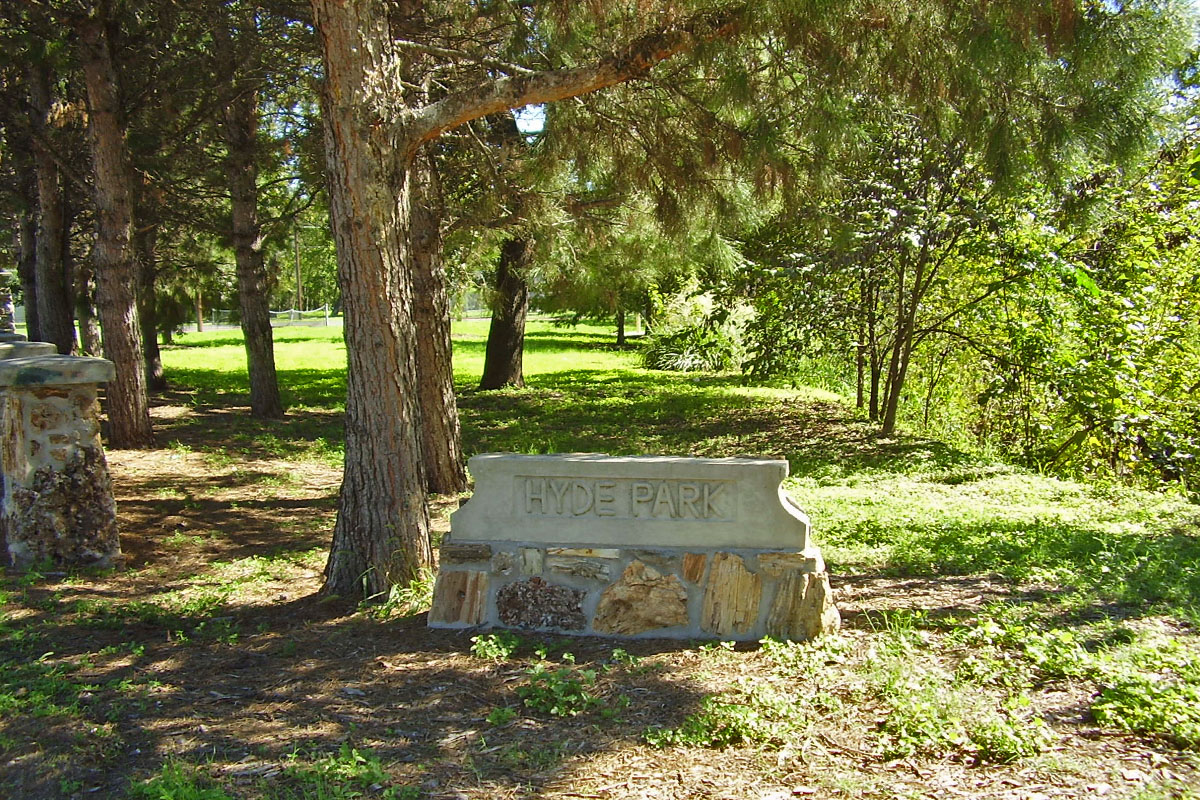 Park in Hyde Park Austin Texas