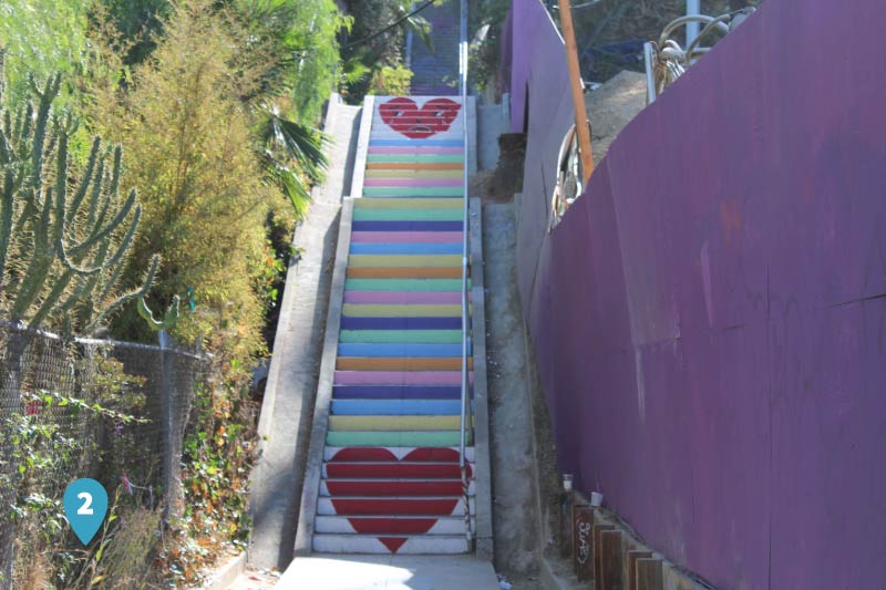 The Micheltorena Stairs. 