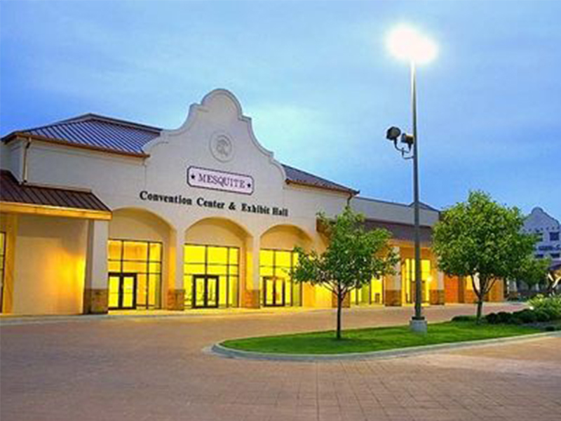 Outside of the Mesquite Convention Center, the current Rodeo Center.