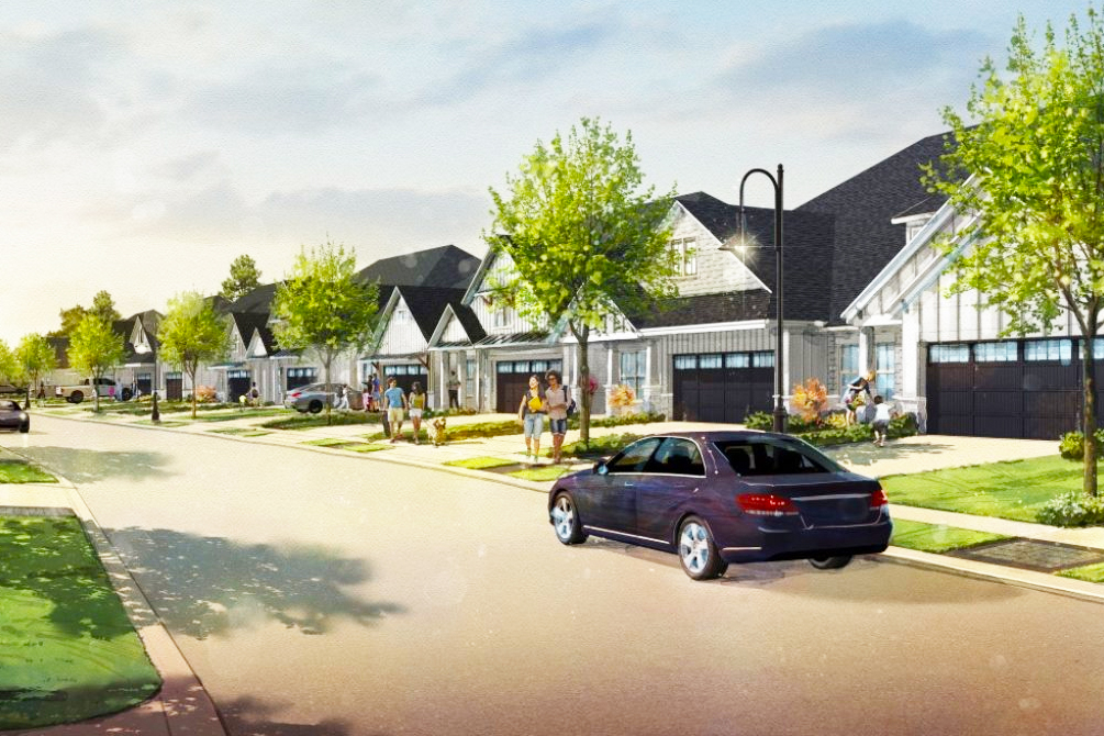 Rendering of Harmony Grove in Houston by Beazer Homes