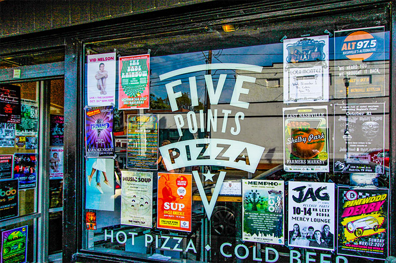 Five Points Pizza in East Nashville
