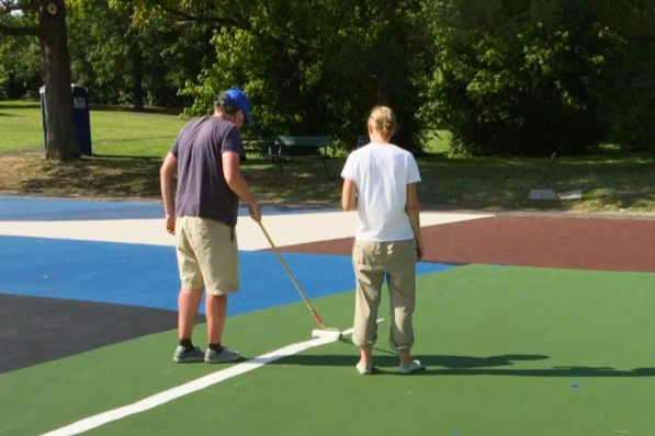 CARD updates basketball courts with new surface – Chico Enterprise