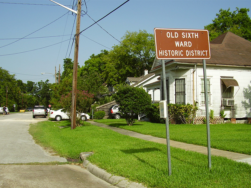 The Six Historic Wards of Houston